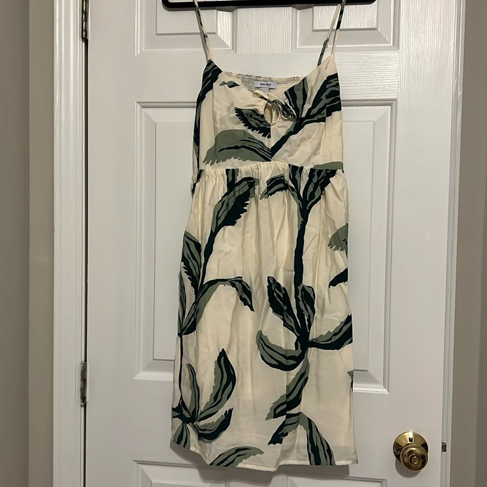 Nine West (Kohls) Palm print summer dress - size XXL